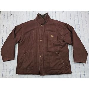 Vintage Rocawear State Property ST8 Bomber Jacket Brown Y2K MENS SIZE 4X